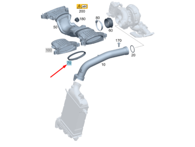 Garnitura ORIGINAL MERCEDES 6420940280