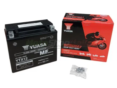 Baterie moto 12V 11Ah 180A YUASA AGM YTX12