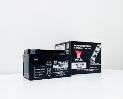 Baterie moto 12V 6Ah 105A YUASA AGM YTX7A-BS