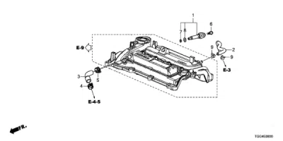 Furtun PCV ORIGINAL HONDA 1713159B010