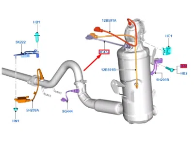 Sonda Lambda [inainte de catalizator] ORIGINAL FORD 2212545