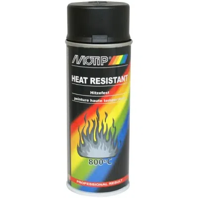 Vopsea spray termorezistenta (Antracit Mat) Motip 004037