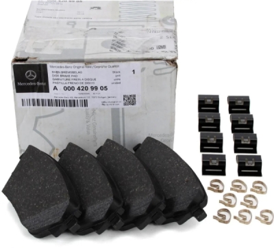 Set placute frana axa spate ORIGINAL MERCEDES A0004209905