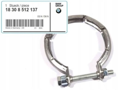 Colier teava sistem de esapament ORIGINAL BMW 18308512137
