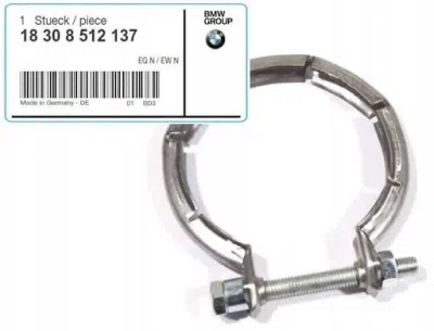 Colier teava sistem de esapament ORIGINAL BMW 18308512137