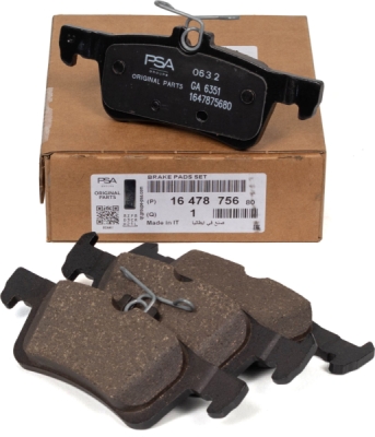 Set placute frana ORIGINAL PSA 1610814180