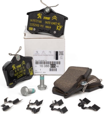 Set placute frana ORIGINAL PSA 1608520380