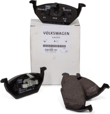 Set placute frana ORIGINAL VW GROUP 6C0 698 151D