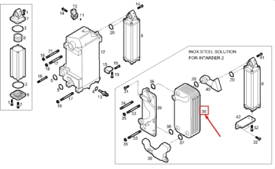 Radiator retarder ORIGINAL IVECO 42575373