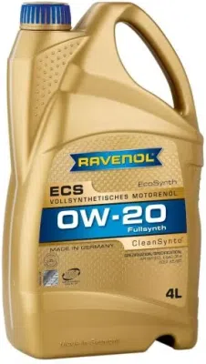 Ulei de motor RAVENOL RAV ECS SAE 0W20 4L