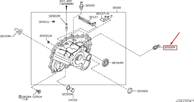 Contactor marsarier pozitie neutra ORIGINAL NISSAN 320066J00A