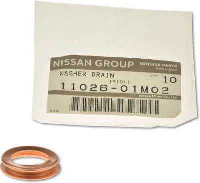 Inel etansare, surub drena ulei ORIGINAL NISSAN 11026-01M02