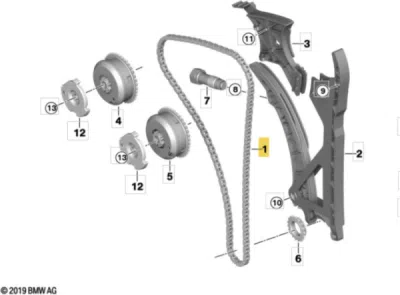 Lant distributie ORIGINAL BMW 11318618317