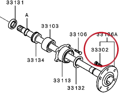 Prezon roata ORIGINAL MITSUBISHI MB584750