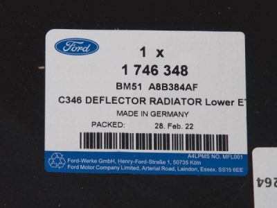 Acoperire motor ORIGINAL FORD 1746348