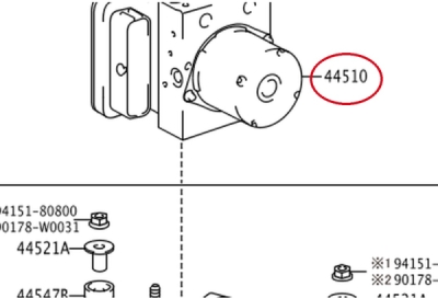 Unitate ABS (actuator frana) ORIGINAL TOYOTA 4405002N71