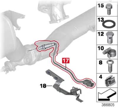 Sonda Lambda ORIGINAL BMW 13627791592