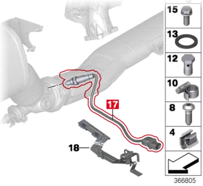 Sonda Lambda ORIGINAL BMW 13627791592