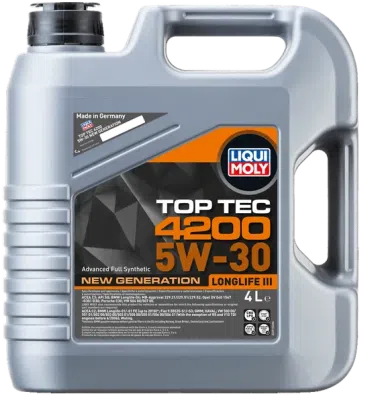 Ulei de motor LIQUI MOLY TOP TEC 4200 5W30 LongLife III - 4L 3715