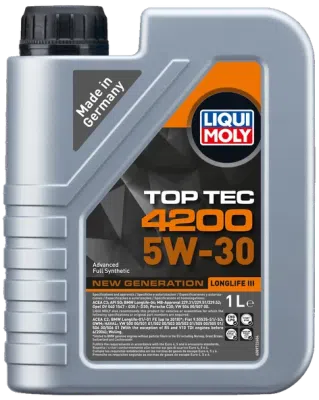 Ulei de motor LIQUI MOLY TOP TEC 4200 5W30 LongLife III - 1L 8972