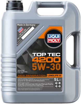 Ulei de motor LIQUI MOLY TOP TEC 4200 5W30 LongLife III - 5L 8973