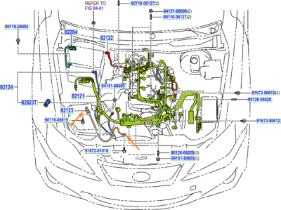 Cablu baterie [Lexus IS 220d] ORIGINAL TOYOTA 8212353080