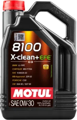 Ulei de motor MOTUL 8100 X-CLEAN+ EFE 0W-30 5L 111678