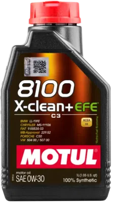 Ulei motor 0W30 8100 XCLEAN+ EFE 1L MOTUL 111657