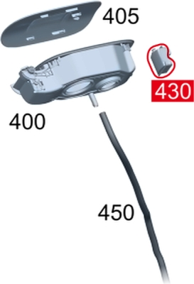 Element de reglare, clapetă rezervor ORIGINAL MERCEDES A0008208012