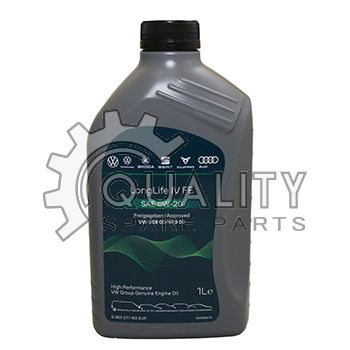 Olej 0W-20 1L LongLifeIV 508.00/509.00 ŠKODA Original OEM GS60577M2
