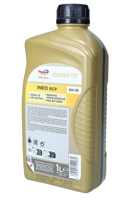 OLEJ TOTAL QUARTZ 5W30 1L INEO RCP / C2 / SN+ / STELLANTIS FPW9.55535/03 / B71 2290