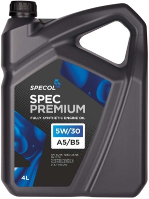 Motorolje SPECOL 5W30 4L PREMIUM A5/B5 / SL/CF / WSS M2C 913D / RN0700 / STJLR.03.5003