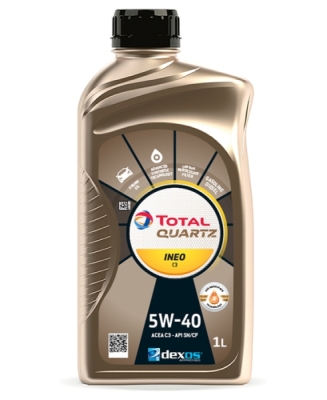 Motorolje TOTAL QUARTZ 5W40 1L INEO C3 / SN/CF / 229.51 / 502.00 505.01 / DEXOS2 / A40 / 9.55535-S2