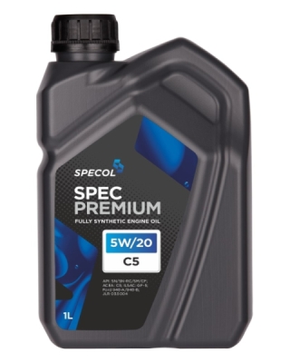 Motorolje SPECOL 5W20 1L PREMIUM C5 ECOBOOST / SN PLUS SN-RC/SM/CF / WSS M2C 948 B / GF-5 / STJLR.03.5004
