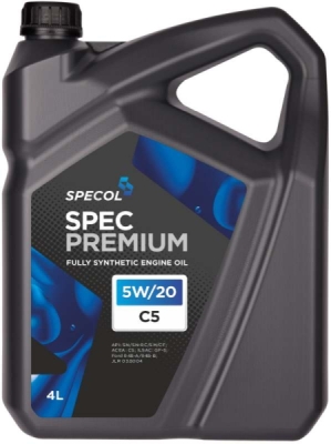 Motorolje SPECOL 5W20 4L PREMIUM C5 ECOBOOST / SN PLUS SN-RC/SM/CF / WSS M2C 948 B / GF-5 / STJLR.03.5004