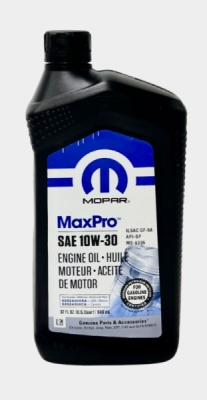 Motorolje MOPAR 10W30 0.946L / MS-6395 / CHRYSLER 300M 300 300C PACIFICA 3.5 AND 4.0 DODGE NITRO 4.0