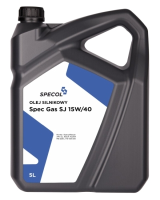 Motorolje SPECOL 15W40 5L SPEC GAS SJ / LPG