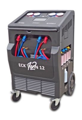 AIR CONDITIONING SERVICE STATION ECK TWIN 12 BI-GAS R134A R1234YF