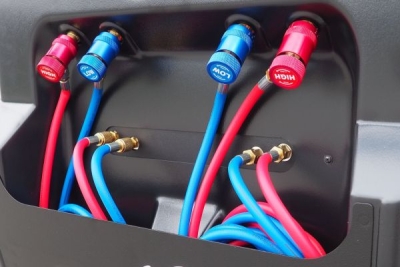 AIR CONDITIONING SERVICE STATION ECK TWIN 12 BI-GAS R134A R1234YF