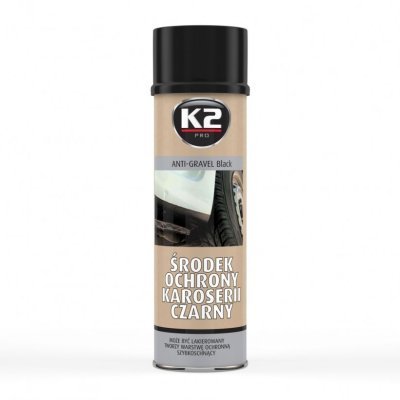 K2 Prostředek na konzervaci karoserie, černý 500ml