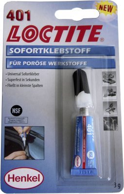 Loctite 401 - vteřinové lepidlo 3g