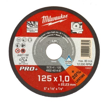 Milwaukee řezný kotouč na kov PRO+ 125mm 4932451487