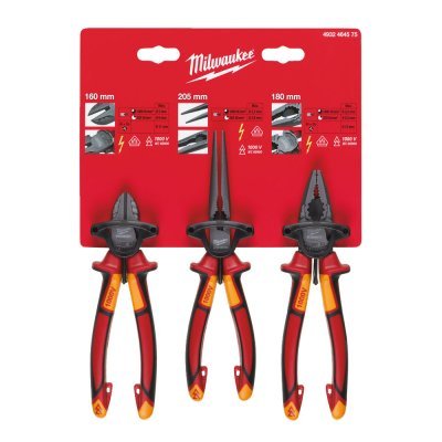 Milwaukee VDE set kleští - 3ks 4932464575