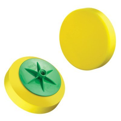 Boll 0030097 Houbička na leštění, žlutá - středně tvrdá se závitem M14 150mm
