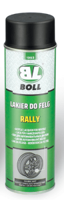 Boll 0010135 Lak na automobilové ráfky Rally, černý mat 500ml