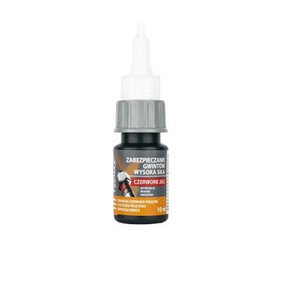 TecMaxx 14-036 Zajištění šroubů, červený pevný 10ml