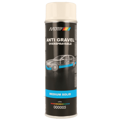 Motip 000005 Ochranný nástřik přelakovatelný bílý 500ml