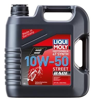 Liqui Moly 1686 Motorbike 4T Synth Street Race 10W-50 4L