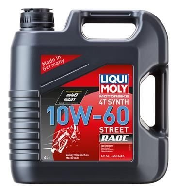 Liqui Moly 1687 Motorbike 4T Synth Street Race 10W-60 4L