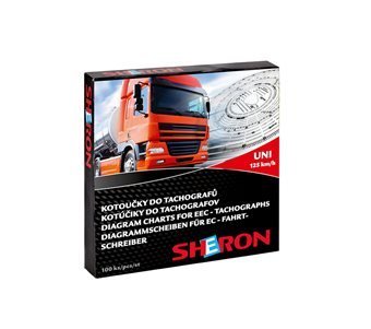 Sheron Kotoučky do tachografu 125 km/h UNI